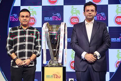 Delhi Premier League T20: Virender Sehwag and Rohan Jaitley